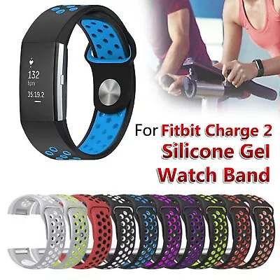 For Fitbit Charge 2 Bands Replacement Silicone Wristband Watch Strap Sports Band • $13.99