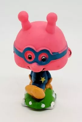 Vintage Russ Berrie Martian - Pink With Green UFO Toy Figure • $27.49