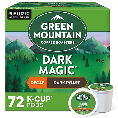 Green Mountain Coffee Dark Magic Decaf Keurig K-Cups Dark Roast 72 Count • $39.99