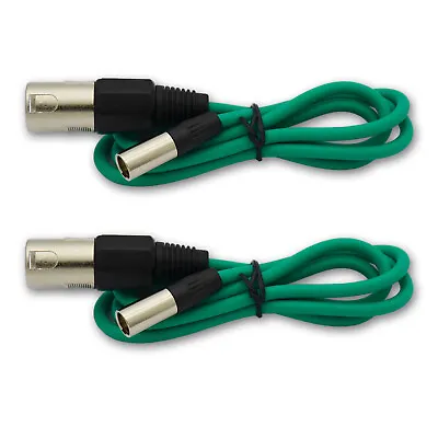 Mini XLR 3Pin Male Mic Cord Microphone Audio Shielded Cable To 3-Pin Xlr Plug • $35.90