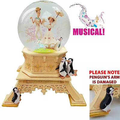 Disneyland Paris Mary Poppins Musical Snow Globe A Jolly Holiday Disney DAMAGED • $387.15