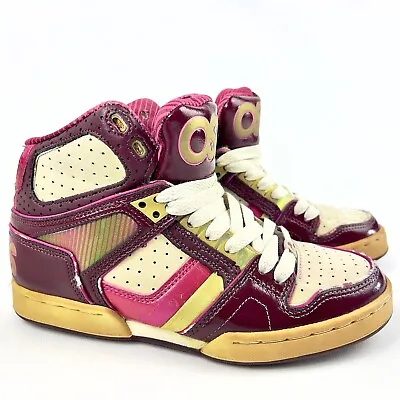 Vintage Osiris Shoes BRONX GIRLS Emo Multi-Color Sneakers Women’s Size 7.5 • $84.40