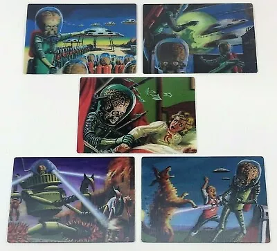 £20 • Buy Mars Attacks Heritage - 5 Card 3D Lenticular Motion Chase Set - Topps 2012