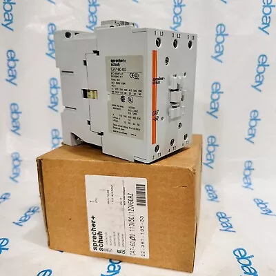 Sprecher&Schuh CA7-60 00 24V 60 Contactor 3 Pole With Normally Open Aux. 100 Amp • $224.49