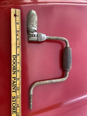 Vintage Hand Drill Brace Defiance By Stanley Missing End Handle No 1250 • $12