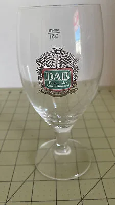 Vintage Dortmunder DAB GERMAN STEM PILSNER GLASS 0.25L • $20.99