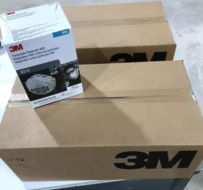 3M 8210 N95 Particulate Respirator 1 Case 8 Boxes/160 Total Masks EXP. 06/2026 • $79