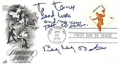 Peg Leg Bates Signed FDC Tap Dance HOF Ed Sullivan Show 22X Broadway Vaudeville • $69.95