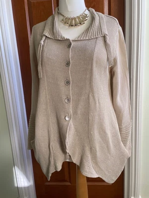 £15 • Buy Crea Concept Linen Cardigan