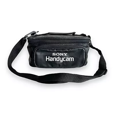 Sony Handycam Padded Camcorder Bag Shoulder Strap Camera Bag Black Camera Case • £16