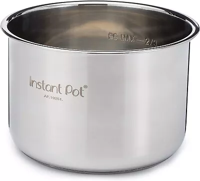 NIB 6Quart Instant Pot IP-POT-SS304-60 Genuine Stainless Steel Inner Cooking Pot • $45