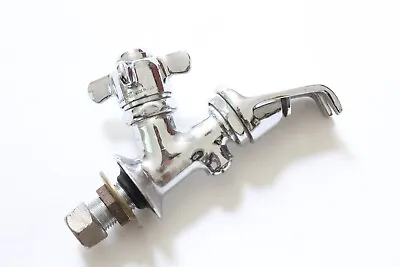 Antique Drinking Fountain Faucet Spigot | Vtg Deco Victorian School Fountain • $495