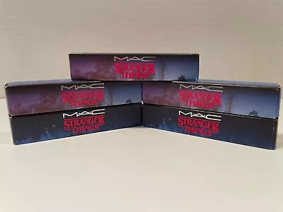 5 Mac Stranger Things Lip Glass/Lip Gloss Halloween --  Set Of FIVE Full Size • $29.95