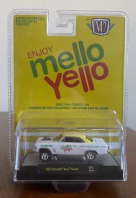 M2 Machines 1/64 Mello Yello 1967 Chevrolet Nova Gasser Limited Edition Car • $16.95