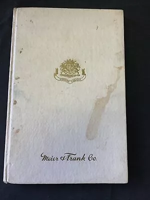Vintage Wedding Embassy Yearbook 1952 Meier & Frank Dept Store  Portland Or • $20
