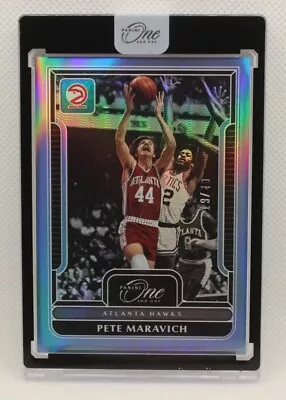 2022-23 Panini One And One Blue  Pistol  Pete Maravich #178 19/40 Hawks HOF • $29.99