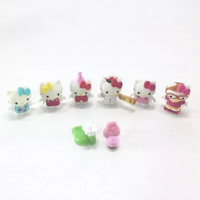 6 Hello Kitty Mega Bloks Mini Figures 1.25  Sanrio Replacements • $12