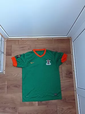 Nike Zambia Soccer Jersey Men’s M Medium 2014 Football Chipolopolo World Cup • $31.49