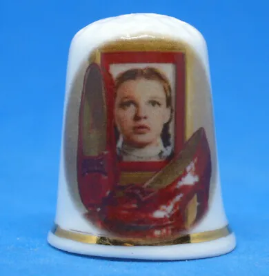 £4.95 • Buy Birchcroft Thimble -- Wizard Of Oz -- Dorothy & Ruby Slippers With Dome Box