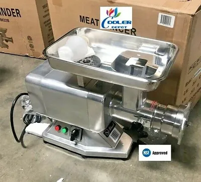 NSF Commercial Electric Meat Grinder Stainless Steel 1.5HP Counter Top ETL • $603.01