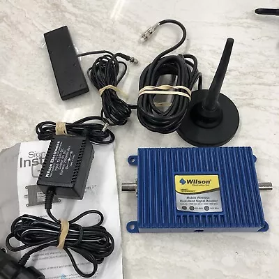 WILSON 273201 Mobile Wireless Dual Band Signal Booster 2 Antennas & Charger • $59.95
