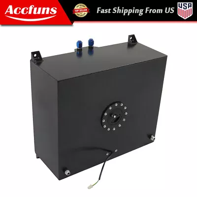 20 Gallon Universal Aluminum Black Race Drift Fuel Cell Cap Tank Level Sender • $117.68