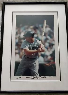 Mickey Mantle / Neil Leifer Signed And Framed 16x20 Upper Deck UDA #341/500 • $2499.99