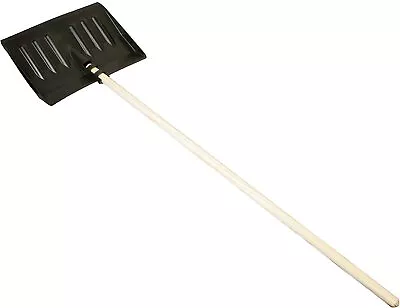 £10.50 • Buy Snow Shovel Spade 120cm Wooden Handle Mucking Garden Outside Snow Pusher Scooper