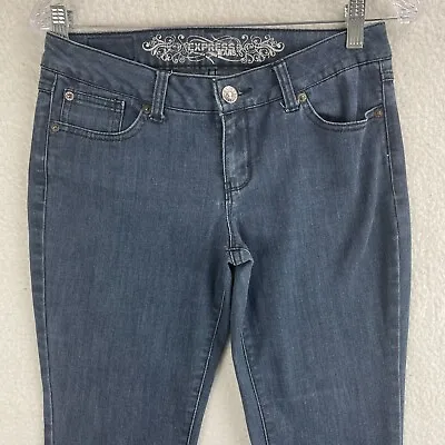 £0.82 • Buy Express Womens Size 2 Regular Bootcut Low Rise Dark Wash Denim Blue Jeans