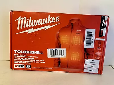 Milwaukee M12 US Size M Men's Heated TOUGHSHELL Jacket - Red (204R-21M) • $134.99