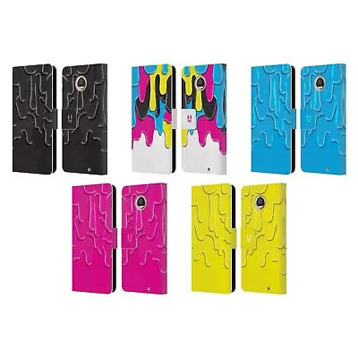 Head Case Designs Cmyk Meltdown Leather Book Wallet Case For Motorola Phones • $18.95