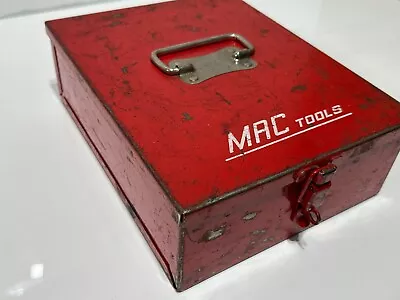 MAC Tools USA Rare Portable Tool Box / Metal Tool Case Chest - Approx. 10x8x3.5 • $99.99