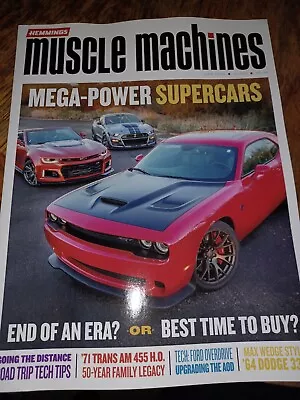 Hemmings Muscle Machines Magazine June 2024 Mega Power Suoercars Free Shipping  • $11.85