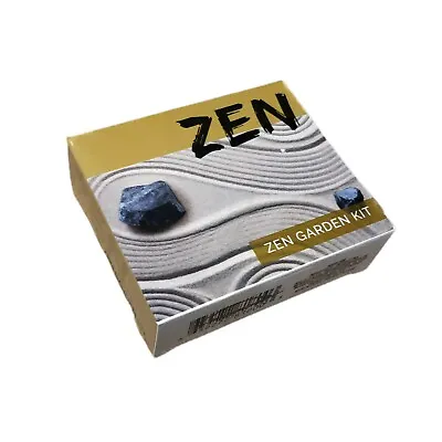 Desktop Mini Zen Garden Kit Great Stress Relief New In Box • $6.99