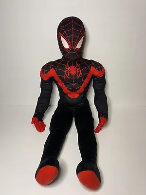 Marvel Spiderman Stuffed Plush 26in Black SPIDER-MAN Figure • $19.88