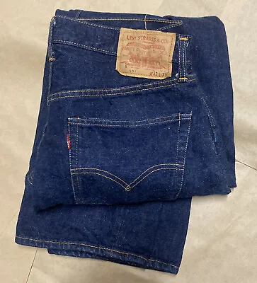 Vintage Big E Excellent Condition Levis 501 Button No. 2 Old Levi’s Jeans 60’s? • $4100