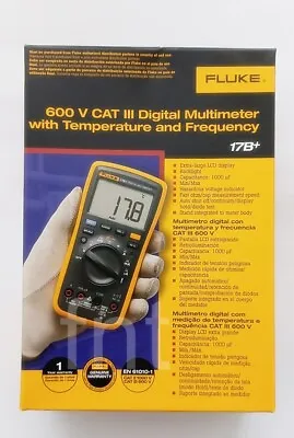 Fluke 17B+ Auto Range Digital Probe Multimeter Meter Temperature & Frequency • $138.90