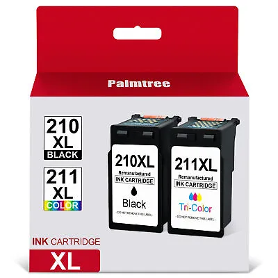 2PK PG-210XL CL-211XL Ink Cartridge Compatible For Canon PIXMA MP240 250 270 260 • $27.95