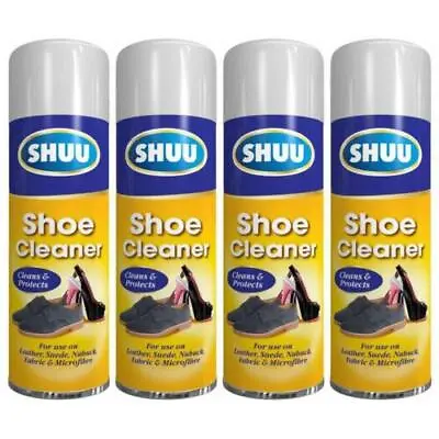 £8.24 • Buy Shoe Cleaner Spray Cans Cleans And Protects Suede Leather Footwear 300 Ml UK  