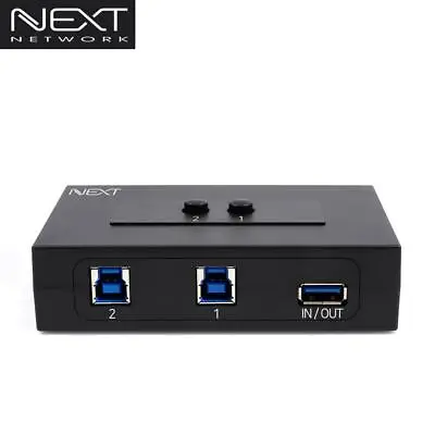 2 Port ( USB 3.0 Manual Sharing Switch BOX ) 2:1 1A 2B SELECTOR Printer Scanner • $16.99