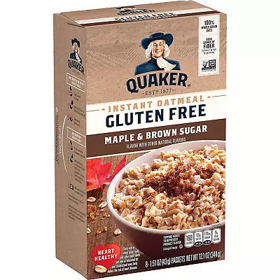 Gluten Free Instant Oatmeal Maple & Brown Sugar 8 Ct • $5.75