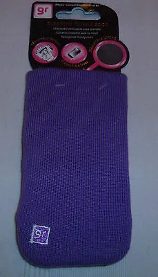 Purple GLAM ROX GR SOCK IPHONE 4/S UNiVERSAL (1st Class P+p) • £4.99