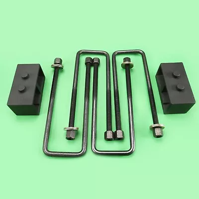 2009-2020 Ford F-150 4WD FX4 Iron Steel Rear Block 3  Lift Kit U-Bolt • $59.99