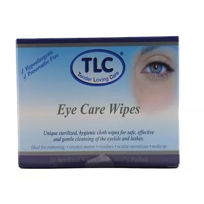 Eye Lid Wipes. Remove Residues And Make-up. 20 Sterilized Wipes Individually. • $14.45