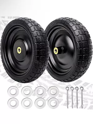 13  Tire For Gorilla Cart - 2 Pcs Flat Free Tires For Lawn & Garden Carts Fo... • $39