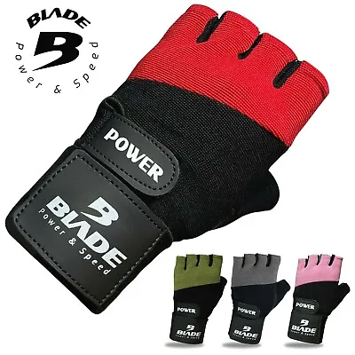 Weight Lifting Gloves Best Workout Fitness Gym Training Bodybuilding Wrist Strap • £5.99