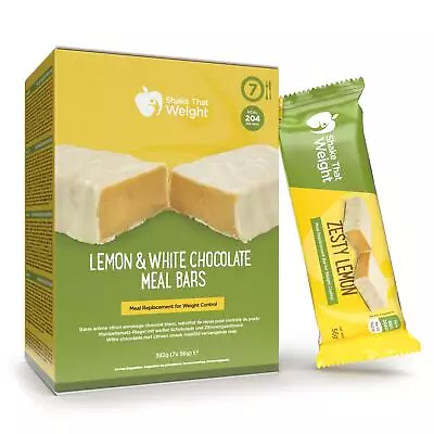 £18.80 • Buy 7x Lemon White Choc Diet Meal Replacement Bars - Shake That Weight