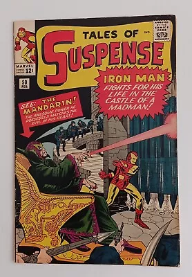 Tales Of Suspense #50 Feb. 1964 1st Mandarin VF 8.0 • $400