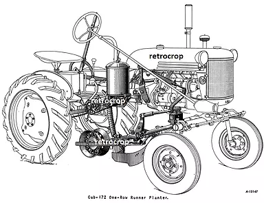 IH International & Farmall Cub 171 172 Belly Planter Side Dresser Owner's Manual • $20