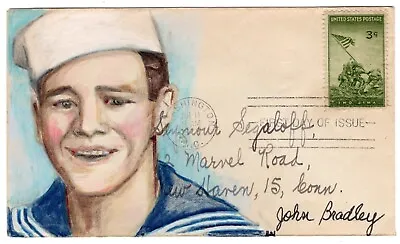 #929 Iwo Jima 1945 First Day Cover - Hand Drawn B.N. Flag Raiser • $29.50